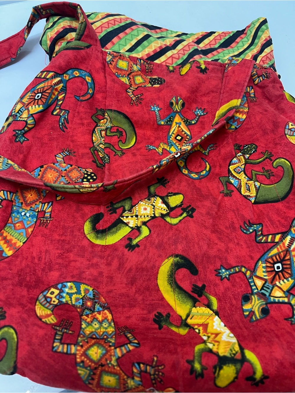 Gecko cloth purse